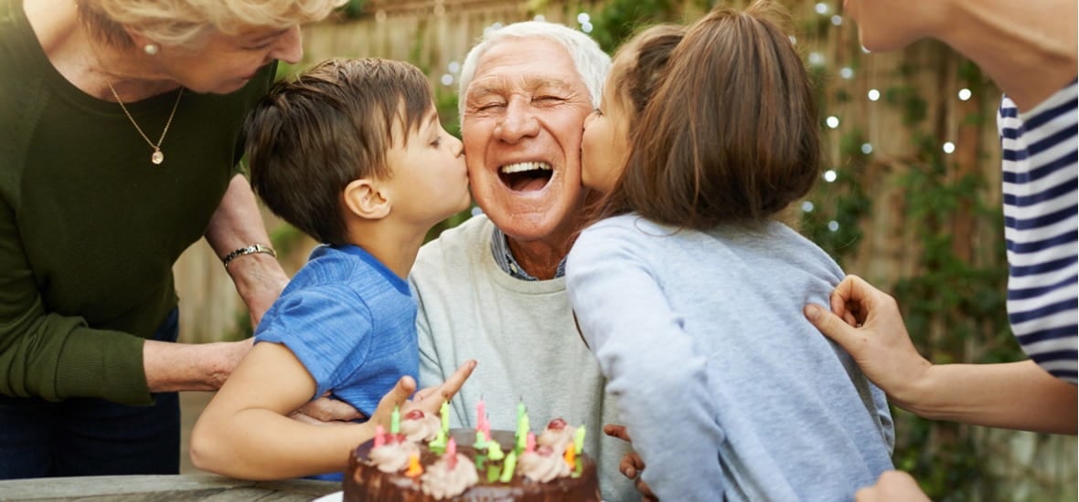 Grandfather birthday party